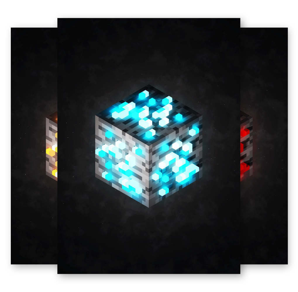 Collection Minecraft Ores