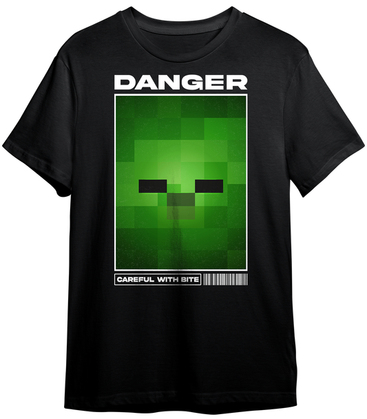 MINECRAFT FACE ZOMBIE ILLUSTRATION | T-SHIRT UNISEX GARMENT-DYED HEAVYWEIGHT