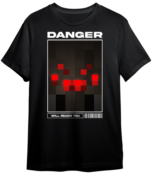 MINECRAFT FACE SPIDER ILLUSTRATION | T-SHIRT UNISEX GARMENT-DYED HEAVYWEIGHT