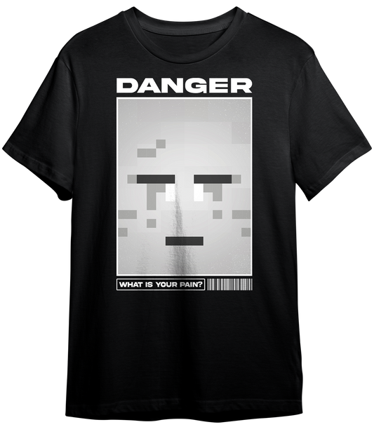 MINECRAFT FACE GHAST ILLUSTRATION | T-SHIRT UNISEX GARMENT-DYED HEAVYWEIGHT