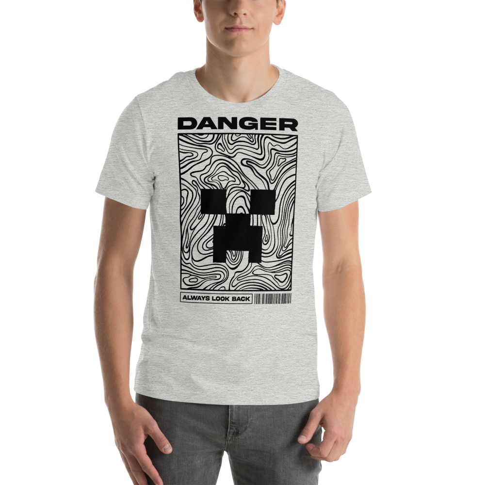 MINECRAFT FACE CREEPER ABSTRACT ILLUSTRATION | T-SHIRT UNISEX