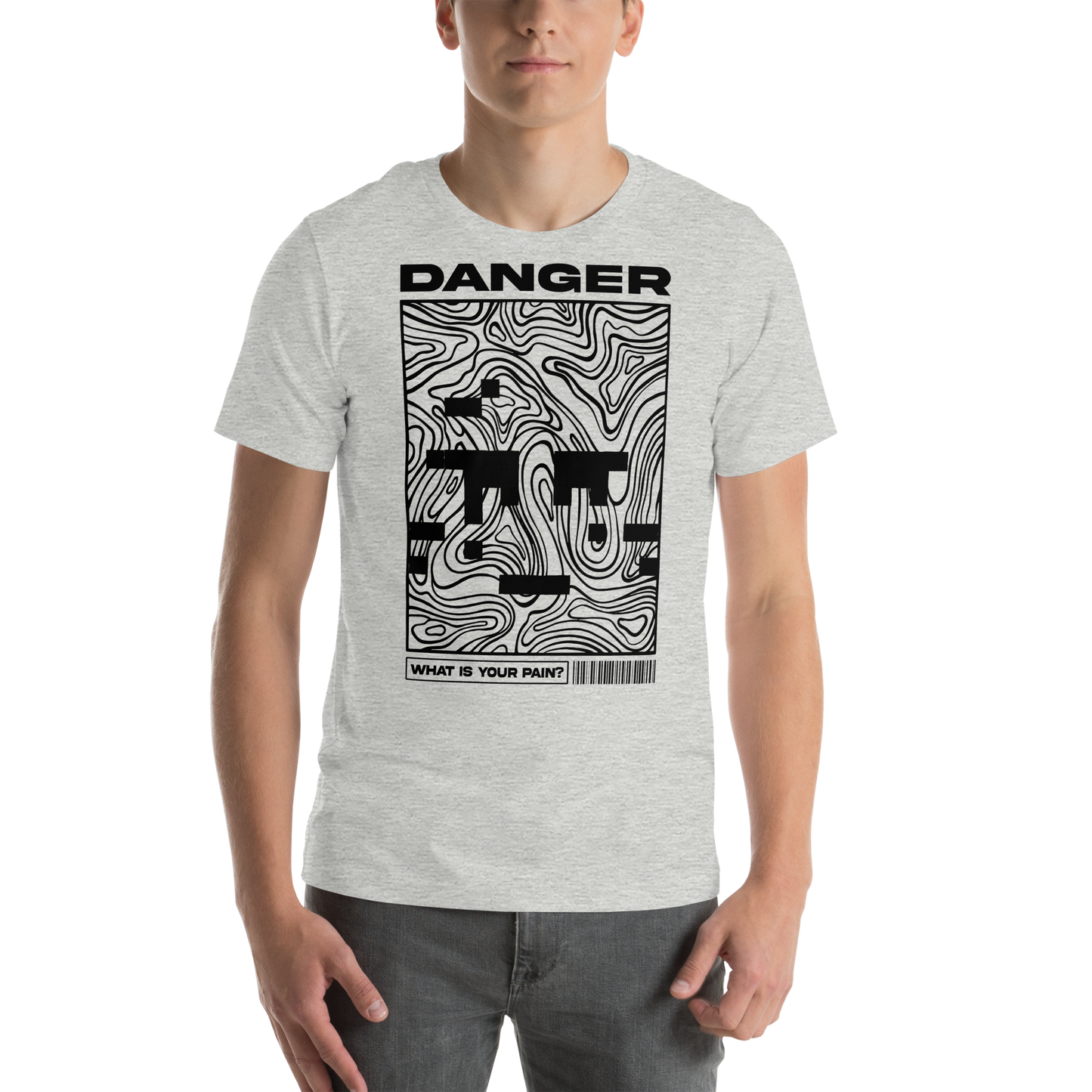 MINECRAFT FACE GHAST ABSTRACT ILLUSTRATION | T-SHIRT UNISEX