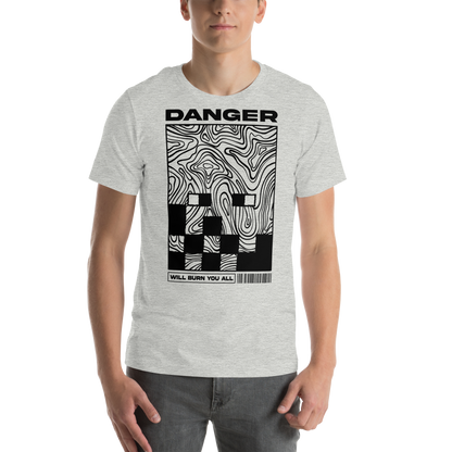 MINECRAFT FACE BLAZE ABSTRACT ILLUSTRATION | T-SHIRT UNISEX