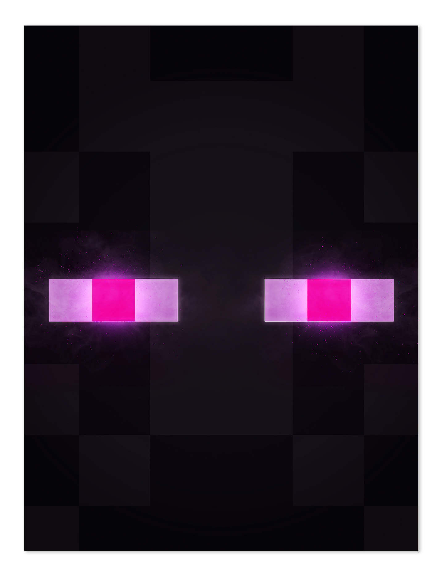 POSTER MINECRAFT FACE ENDERMAN