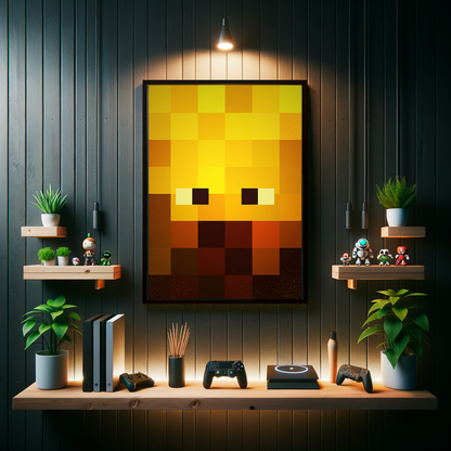 POSTER MINECRAFT FACE BLAZE