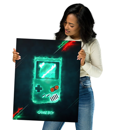 Artknight | Relive the magic of portable video games with our Control Game Boy Color Gamer Poster. This poster is a perfect tribute for Game Boy Color enthusiasts, capturing the essence of retro gaming and adding a nostalgic touch to your space. Ideal for decorating your bedroom, office, or game room, let your passion for video games shine every day