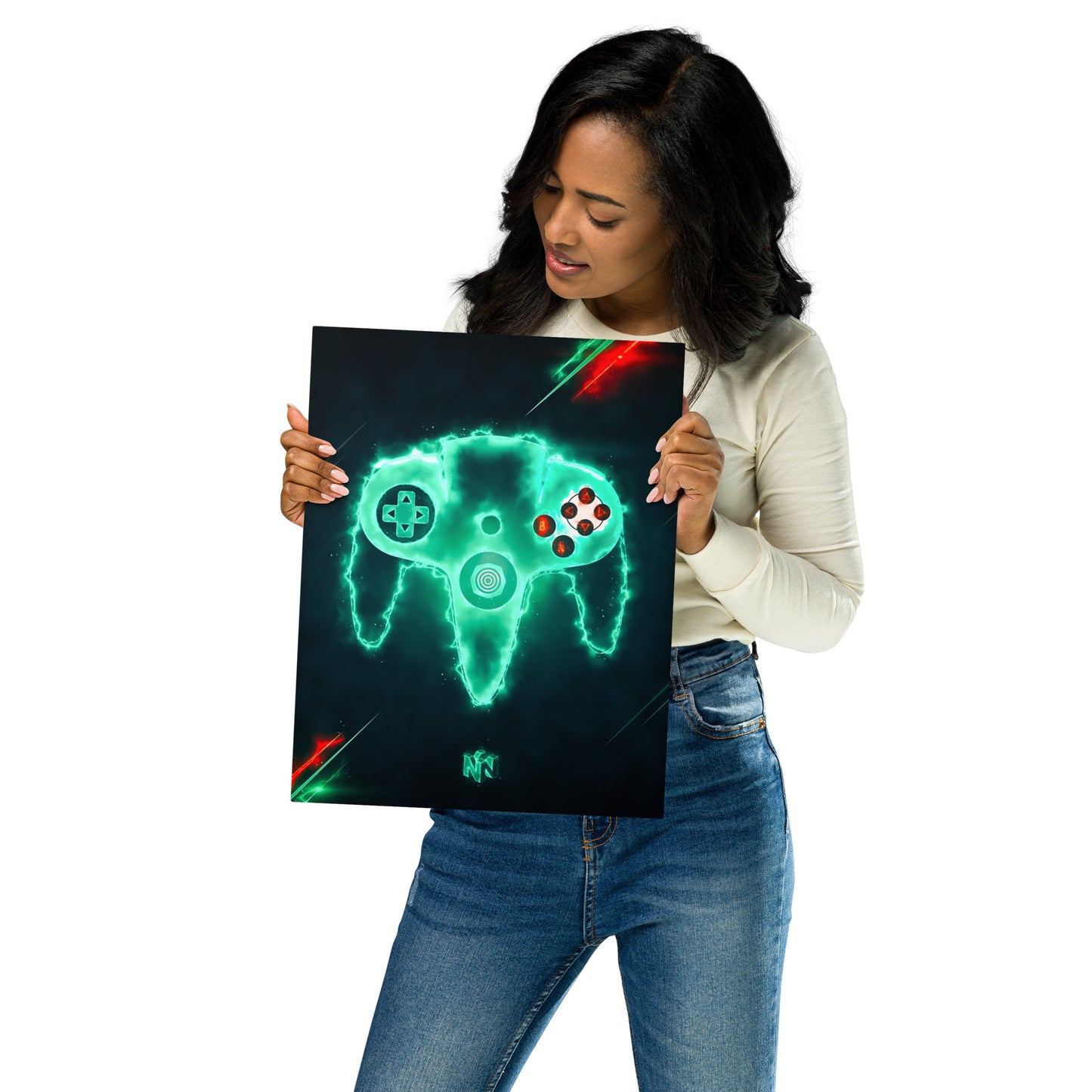 Artknight | Pay homage to the golden age of video games with our Control N64 Gamer Poster. This poster captures the essence of the iconic Nintendo 64 and is perfect for retro gaming fans. Ideal for decorating your bedroom, office, or game room, let your love for video games shine in every corner