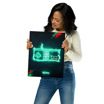 Artknight | Discover the exciting 'Control Nintendo System Gamer Poster', perfect for video game enthusiasts. This vibrant poster captures the essence of gamer nostalgia, making it ideal for decorating your room or game room. Let your space reflect your passion for Nintendo classics!