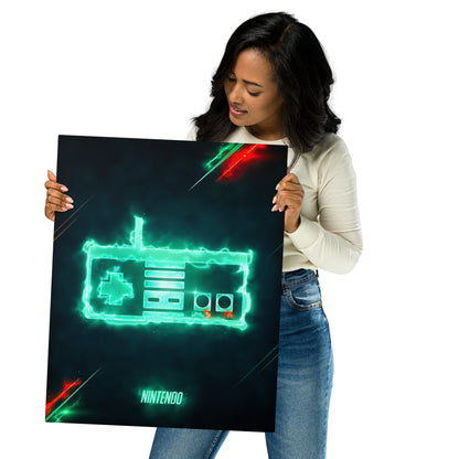 Artknight | Discover the exciting 'Control Nintendo System Gamer Poster', perfect for video game enthusiasts. This vibrant poster captures the essence of gamer nostalgia, making it ideal for decorating your room or game room. Let your space reflect your passion for Nintendo classics!