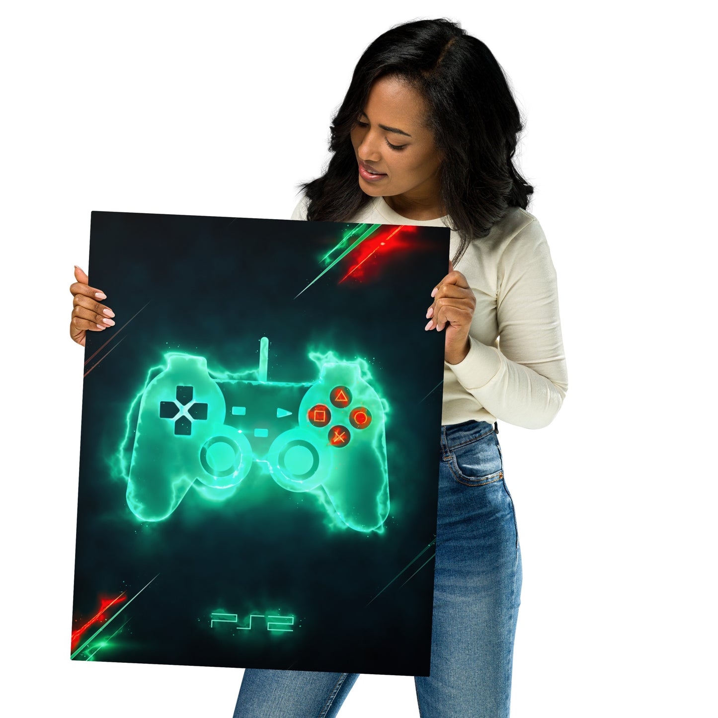 Artknight | Relive the nostalgia of video games with the 'Control PlayStation 2 Gamer Poster'. This vibrant poster is perfect for PS2 fans, adding a retro touch to your room or game room. Celebrate your favorite gaming moments and transform your space into a tribute to one of the most iconic consoles!
