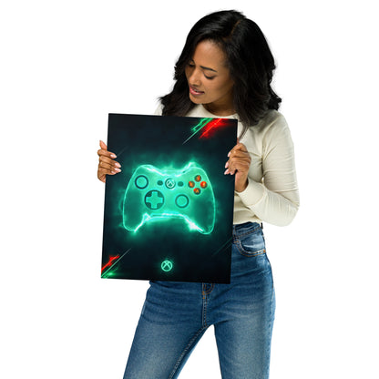 Artknight | "Enhance your gaming environment with the 'Control Xbox 360 Game' poster. This eye-catching design showcases the iconic Xbox 360 controller, celebrating the thrilling experiences and memorable moments of gaming. Perfect for any Xbox enthusiast, this poster adds a bold statement to your decor while honoring the legacy of one of the most popular gaming consoles."