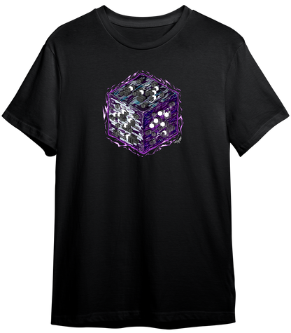 MINECRAFT BLOCKS ENERGY CHARCOAL | T-SHIRT UNISEX GARMENT-DYED HEAVYWEIGHT