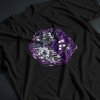 MINECRAFT BLOCKS ENERGY CHARCOAL | T-SHIRT UNISEX GARMENT-DYED HEAVYWEIGHT