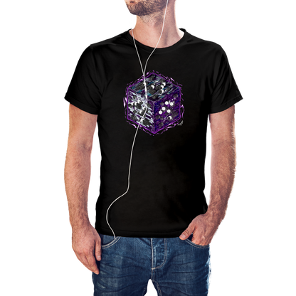 MINECRAFT BLOCKS ENERGY CHARCOAL | T-SHIRT UNISEX GARMENT-DYED HEAVYWEIGHT