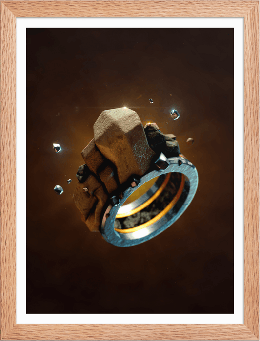POSTER FANTASY MAGIC STONE RING 3D