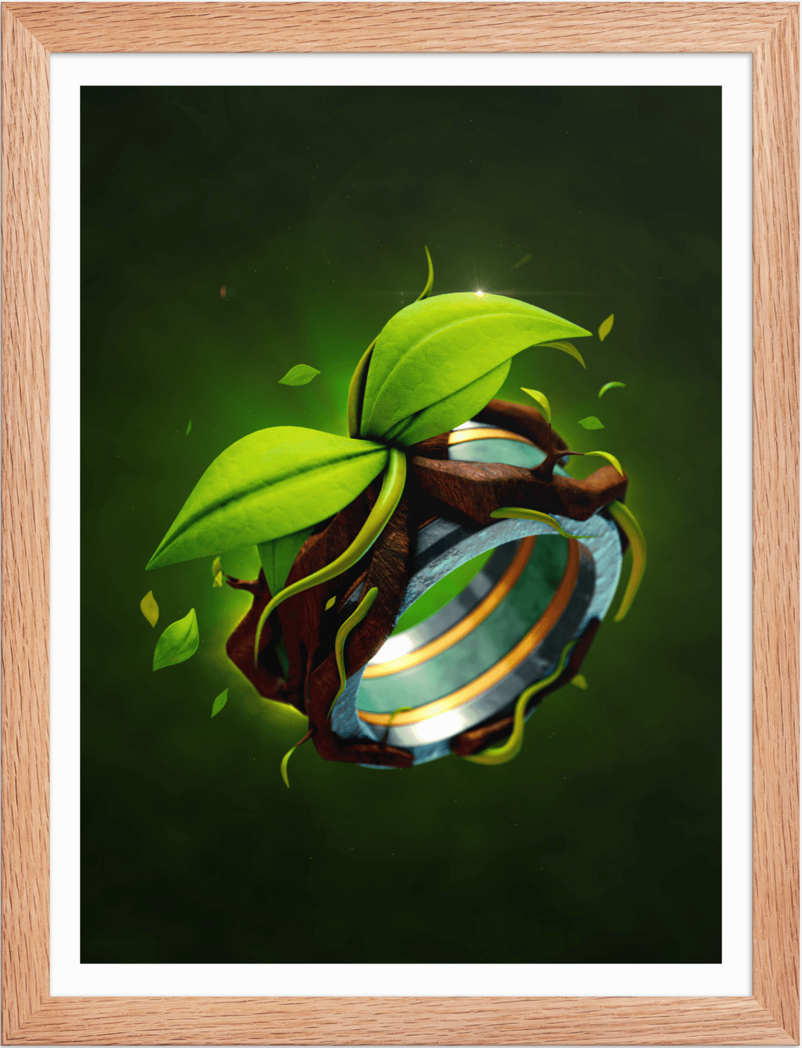 POSTER FANTASY MAGICAL RING OF PLANT 3D