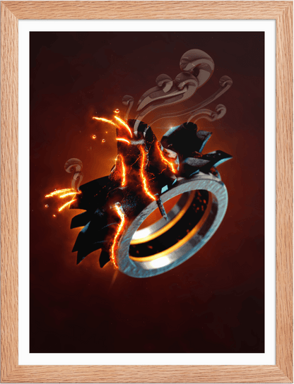 POSTER FANTASY MAGIC LAVA RING 3D