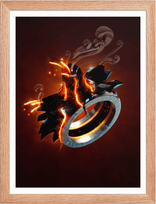 POSTER FANTASY MAGIC LAVA RING 3D