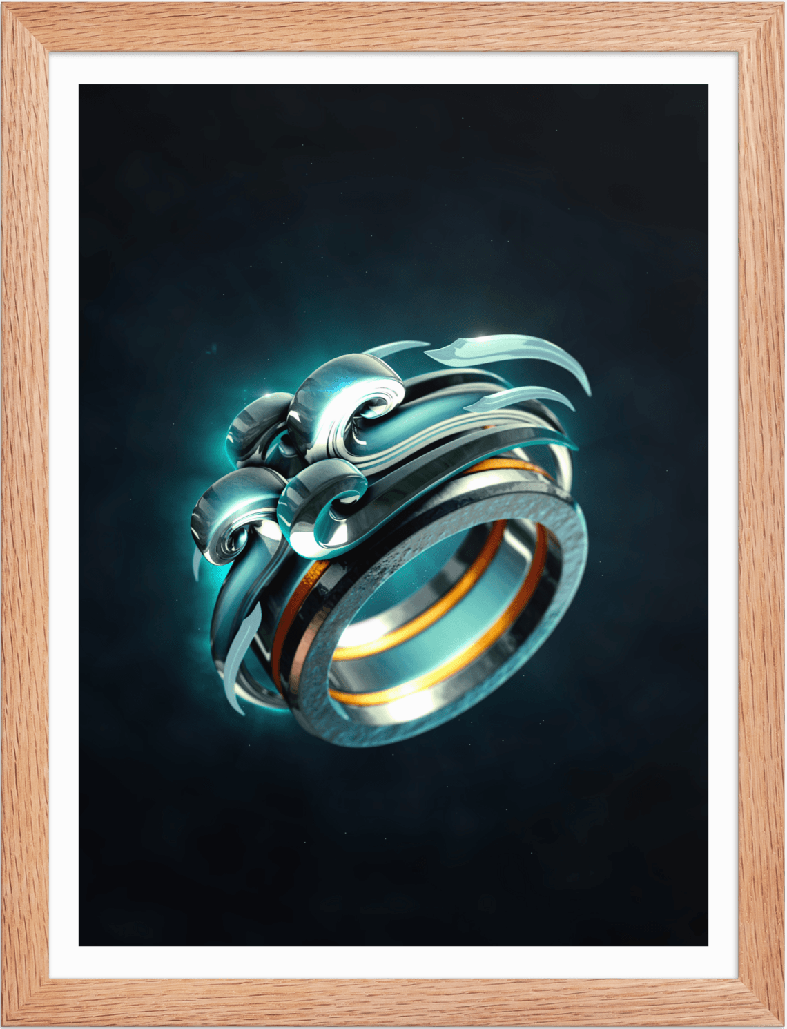 POSTER FANTASY MAGIC WIND RING 3D