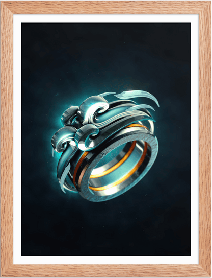 POSTER FANTASY MAGIC WIND RING 3D