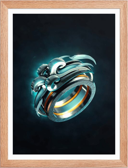 POSTER FANTASY MAGIC WIND RING 3D