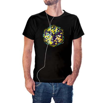 MINECRAFT BLOCKS ENERGY GOLD | T-SHIRT UNISEX GARMENT-DYED HEAVYWEIGHT
