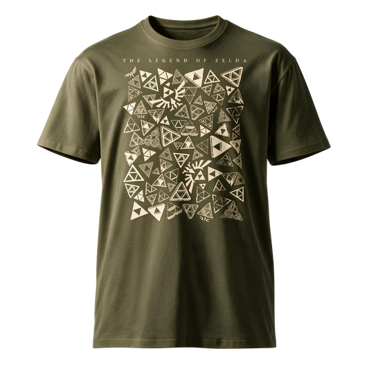 THE TRIFORCE THE LEGEND OF ZELDA   | T-SHIRT UNISEX 100% COMBED COTTON