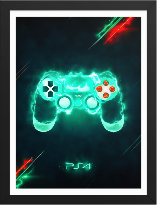 POSTER GAMES PLAYSTATION 4 CONTROL ENERGY ILLUSTRATION
