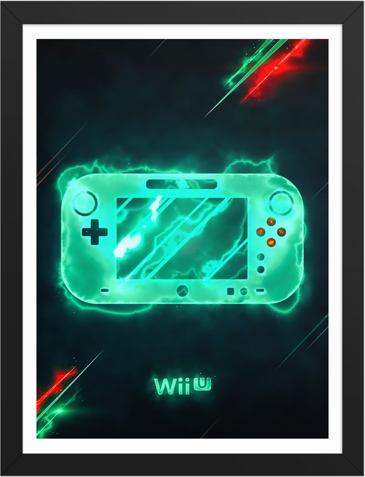 POSTER GAMES CONSOLE NINTENDO WII U ENERGY ILLUSTRATION