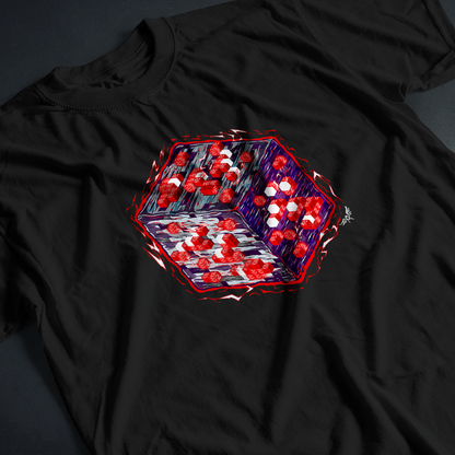 MINECRAFT BLOCKS ENERGY REDSTONE | T-SHIRT UNISEX GARMENT-DYED HEAVYWEIGHT