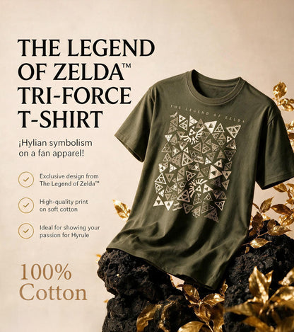 THE TRIFORCE THE LEGEND OF ZELDA   | T-SHIRT UNISEX 100% COMBED COTTON